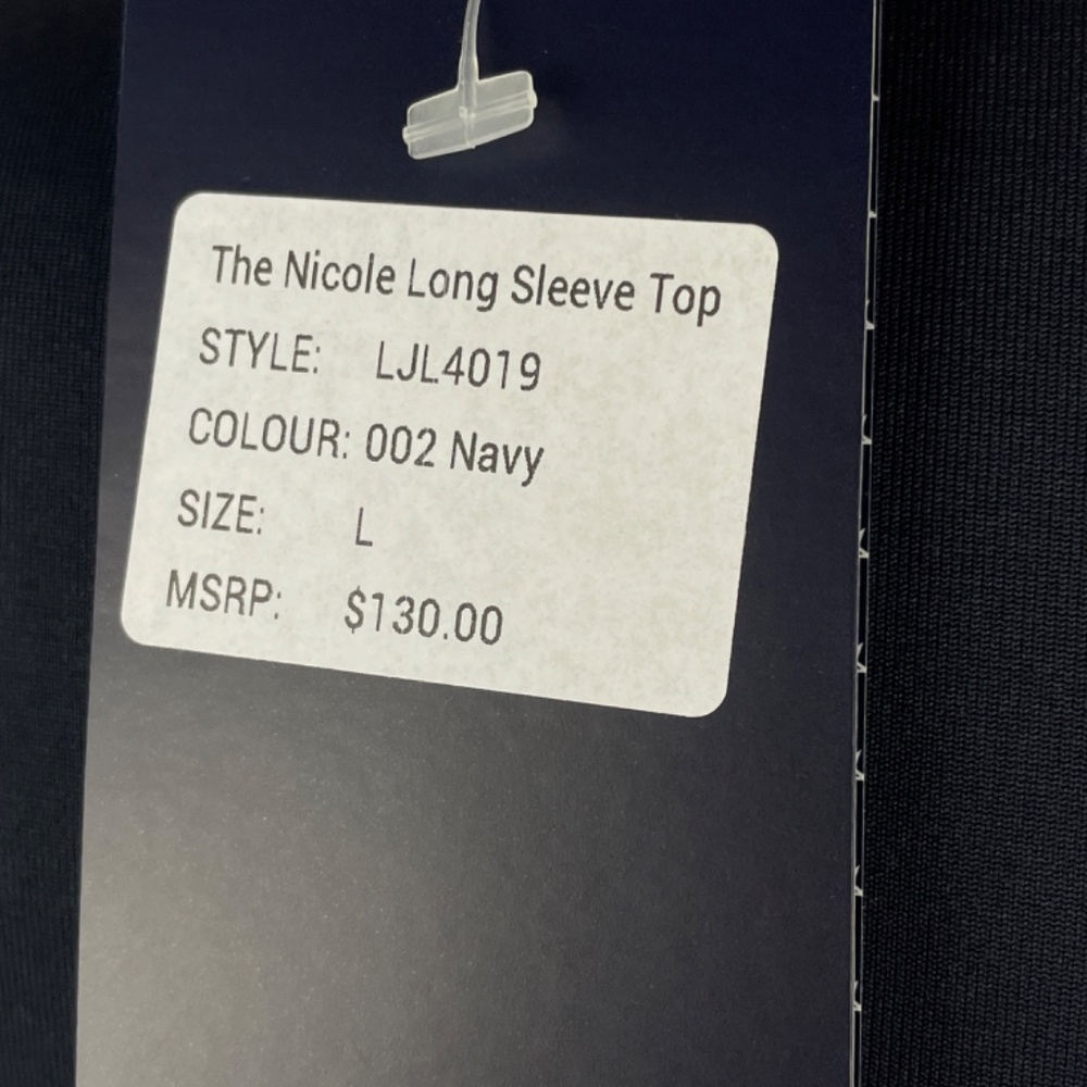 Women's Lohla Sport The Nicole Navy Athletic Top - NWT - Picture 4 of 5